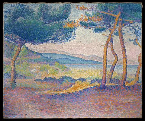 Henri-Edmond Cross, Pines Along the Shore