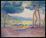 Henri-Edmond Cross, Pines Along the Shore