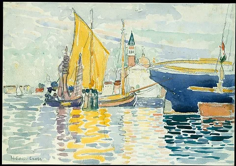 Henri-Edmond Cross, Venice-The Giudecca