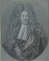 Hyacinthe Rigaud, Bust of a Gentleman in an Oval Field