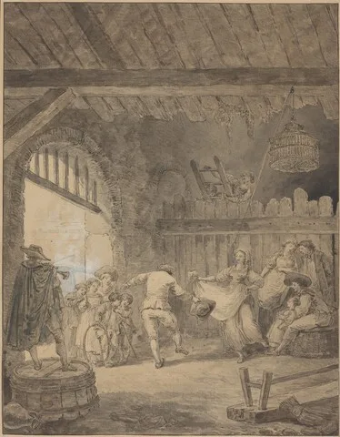 Hubert Robert, The Peasant Dance