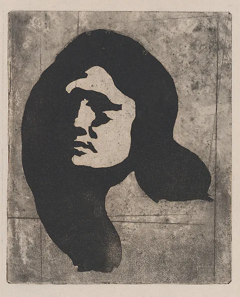 Eugène Carrière, Head of a Woman