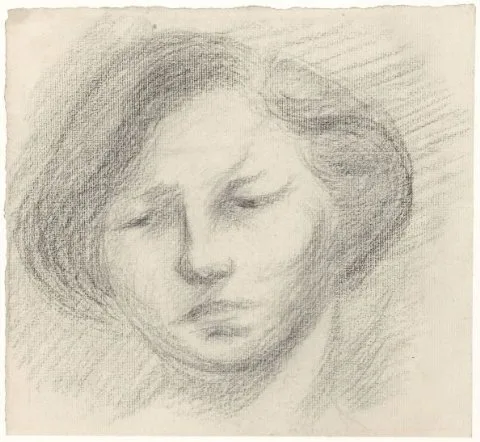 Eugène Carrière, Portret van een jonge vrouw
