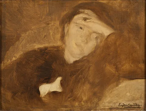 Eugène Carrière, Portrait of a Lady. Study