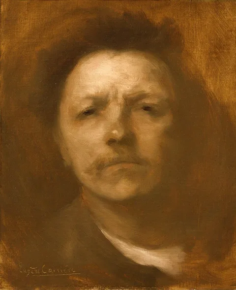 Eugène Carrière, Self-Portrait