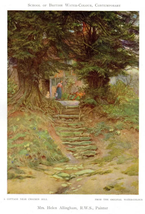 Helen Allingham, A Cottage Near Crocken Hill