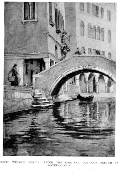 Helen Allingham, Ponte Widman Venice