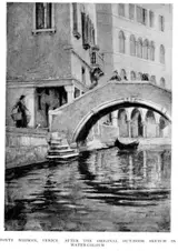 Helen Allingham, Ponte Widman Venice