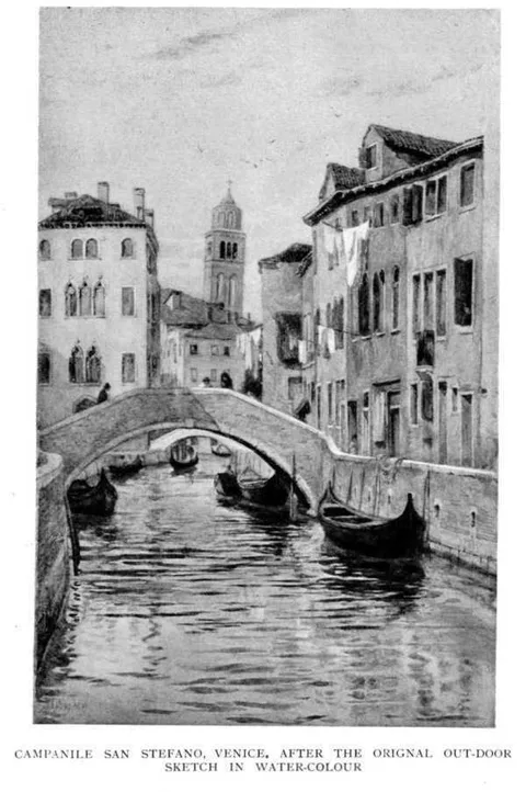 Helen Allingham, Campanile San Stefano Venice