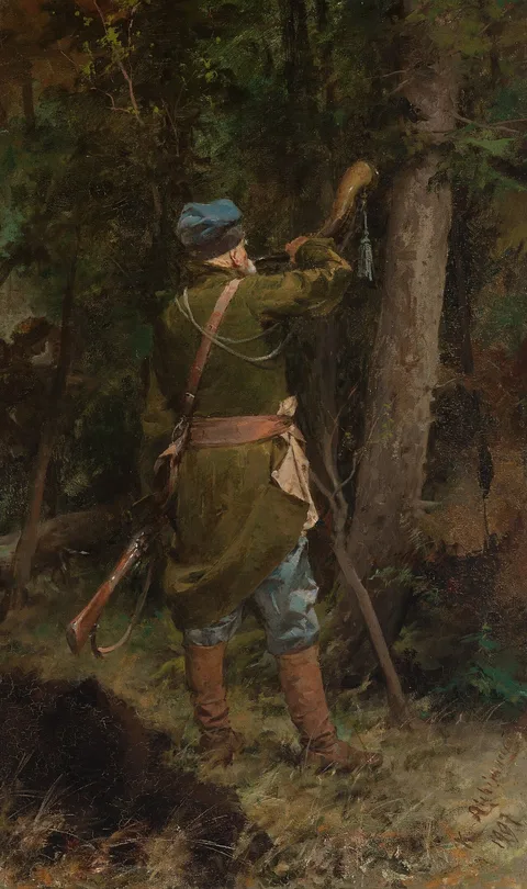 Kazimierz Alchimowicz, Troops with a horn
