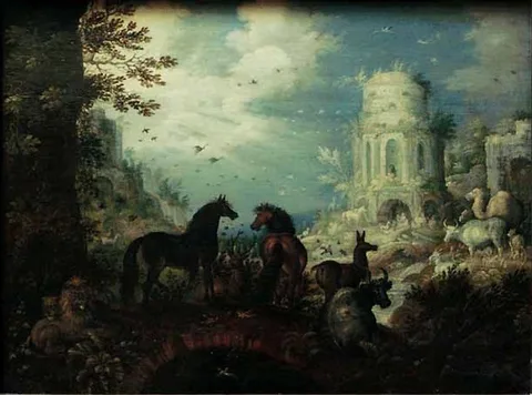 Roelandt Savery, Orpheus spielt vor den Tieren