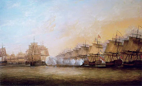Dominic Serres, The Action off Trincomalee