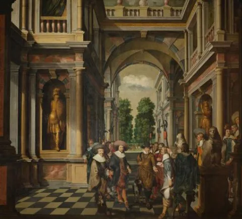 Dirck van Delen, A Seven-Part Decorative Sequence: A Gallery