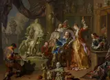Johann Georg Platzer, The Sculptor's Studio