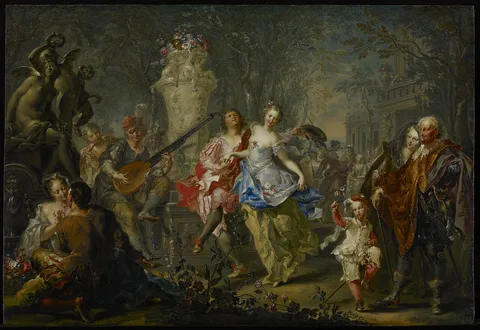 Johann Georg Platzer, The Pleasures of the Seasons: Spring