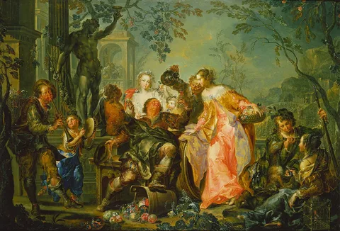 Johann Georg Platzer, The Pleasures of the Seasons: Autumn