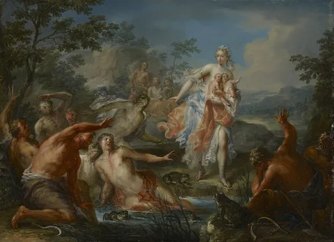 Johann Georg Platzer, Latona Turning the Lycian Peasants into Frogs