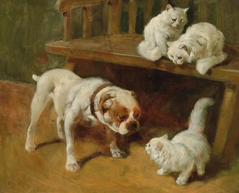 Arthur Heyer, Dog and Cats