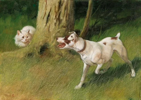 Arthur Heyer, Dog and Cat