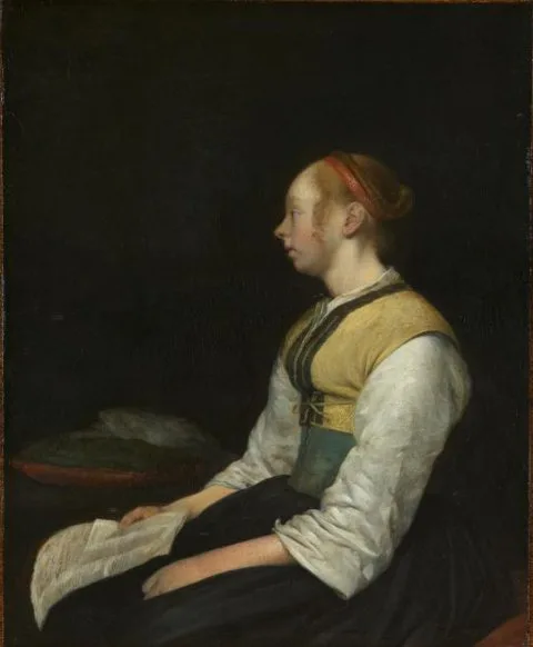 Gerard ter Borch Ii, Woman in Peasant Costume