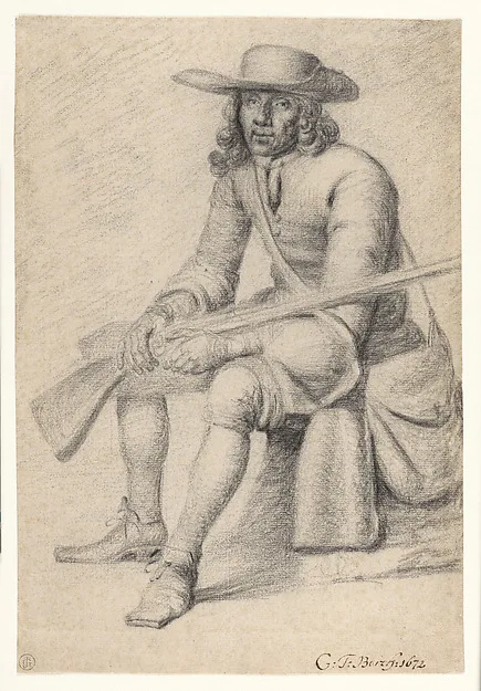 Gerard ter Borch Ii, A Seated Huntsman