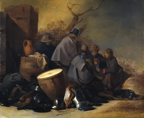 Gerard ter Borch Ii, Card-playing Soldiers