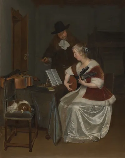 Gerard ter Borch Ii, The Music Lesson