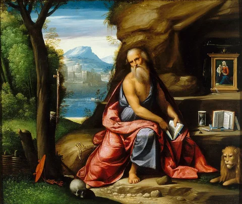 Benvenuto Tisi, Meditation of St. Jerome