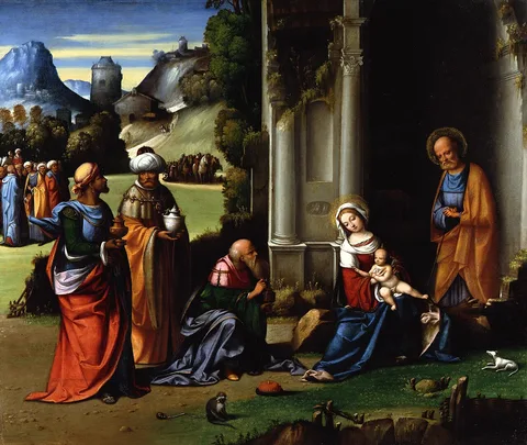 Benvenuto Tisi, The Adoration of the Magi