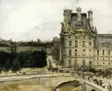 Antoine Vollon, A Corner of the Louvre