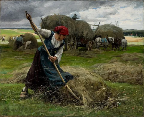 Julien Dupré, Haying Scene
