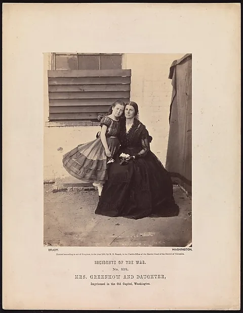 Alexander Gardner, Mrs. Greenhow and Daughter, Imprisoned in the Old Capitol, Washington