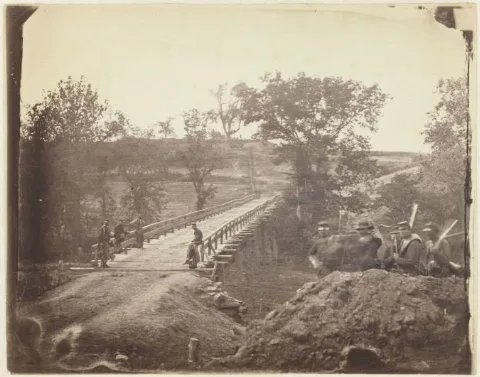 Alexander Gardner, The Bridge at Chesterfield, North Anna, Virginia