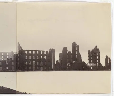 Alexander Gardner, Ruins of Gallego Flour Mills, Richmond