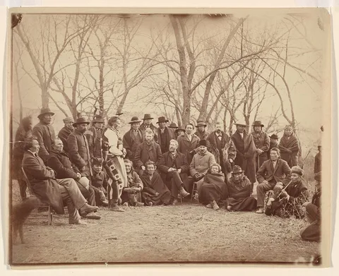 Alexander Gardner, Indians with Government Agents