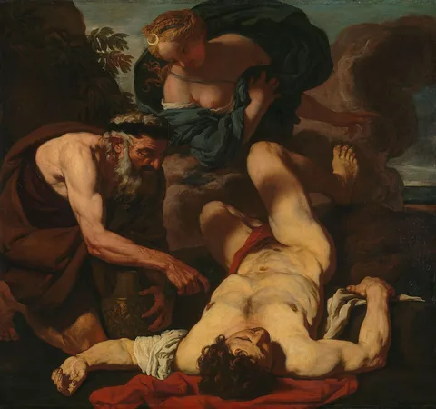 Johann Carl Loth, Selene and Endymion