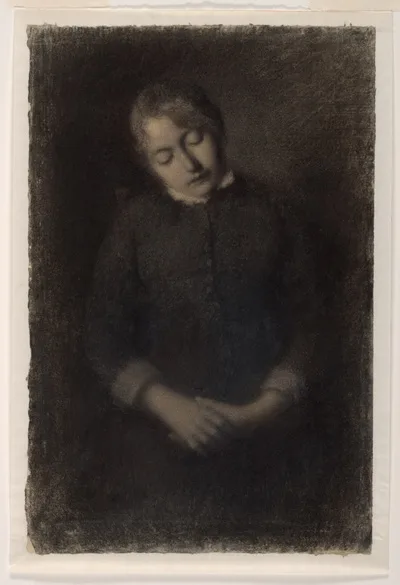 Albert Lebourg, Portrait of the Artist's Wife Asleep (Marie Guilloux)