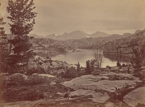 William Henry Jackson, Fremont's Peak in the Wind River Gorge, Wyoming