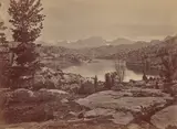 William Henry Jackson, Fremont's Peak in the Wind River Gorge, Wyoming
