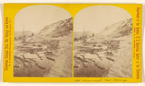 William Henry Jackson, [Mammoth Hot Springs]