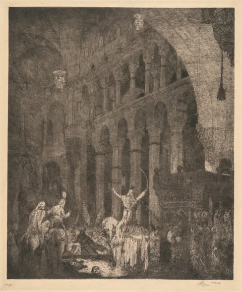 Marius Bauer, Mohammed II in the Aye Sophia