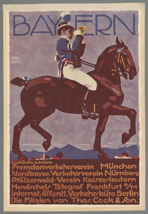 Ludwig Hohlwein, Bayern. Auskünfte erteilen (...) Cook & Son