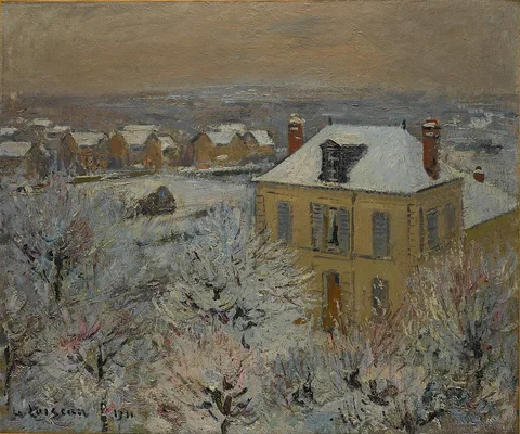 Gustave Loiseau, House in Winter