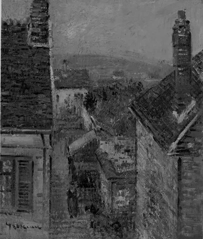 Gustave Loiseau, View From an Attic Room