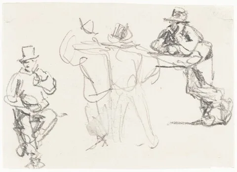 William Henry Hunt, Studies of a Male Figure