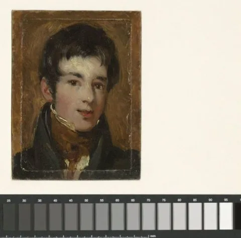 William Henry Hunt, Portret van de schilder James Holland