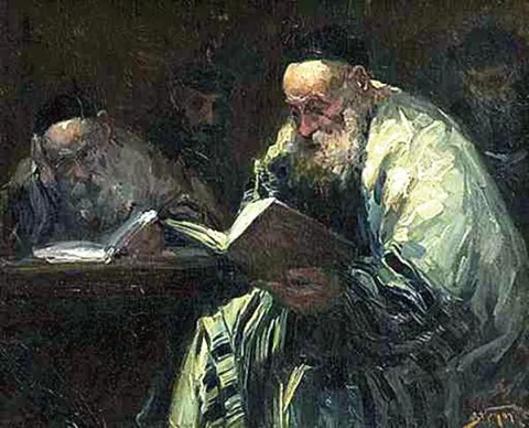 Adolf Behrman, Talmud readers.