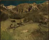 Carl Schuch, Landscape from Tyrol.