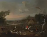 Peter Tillemans, The Reverend Jemmet Browne at a meet of foxhound