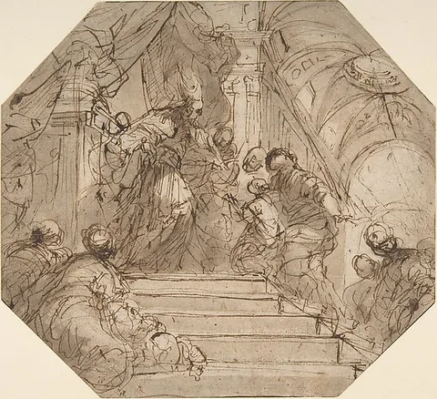 Valerio Castello, Presentation of the Virgin in the Temple